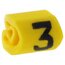 515-01634 Markers; Marking: 3; 1÷3mm; PVC; yellow; -65÷105°C; leaded; HGDC1-3 tKaTVL4wjX5NZU_Dor6BxWn3aFFV-aPJLLSNWBiZJ2I