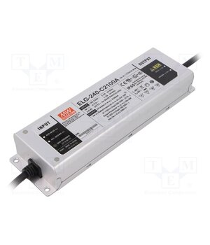 ELG-240-C2100A Power supply: switching; LED; 240W; 57÷115VDC; 1050÷2100mA; IP65 BwulEyzLeWFHgbZ1dMho0RwTBGQC_ehFnU_4D97hAWM