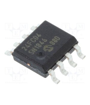 24FC04-I/SN IC: EEPROM memory; 4kbEEPROM; I2C; 256x8bit x2; 1.7÷5.5V; 1MHz; SO8 YycmJvrK8VcHB8nUMikLes8rY_8C92ROZnbGNnKFL4g