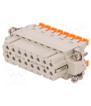 CSAHF 16 Connector: HDC; contact insert; female; CSAH; PIN: 16; 16A; 600V 6c1NbJSvxY0qxnCCuEF7LR_yLY6p-fYXb9i2d5Kfyls