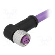 21349100486020 Connector: M12; plug; female; PIN: 4; angled 90°; B code-Profibus wTHeeFktYFOjLxteXwzFld9lkhSon1MdLy1k_rvbINQ