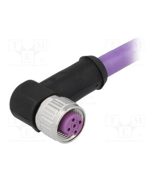 21349100486020 Connector: M12; plug; female; PIN: 4; angled 90°; B code-Profibus wTHeeFktYFOjLxteXwzFld9lkhSon1MdLy1k_rvbINQ