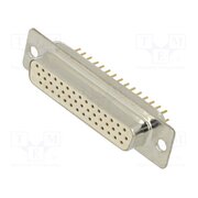 HD-D44SY/2 Connector: D-Sub HD; PIN: 44; socket; female; on PCBs; straight; THT lc88ZoG-sOJmVaN7I23vQzETRV_RnuHH7AHO6HuBcVo