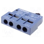3RV2901-1E Auxiliary contacts; NO + NC; front; Leads: screw terminals n6tiHT3ORwrmwNzGcDXmvE0EUT9AsAeU7U28l6aQPnw