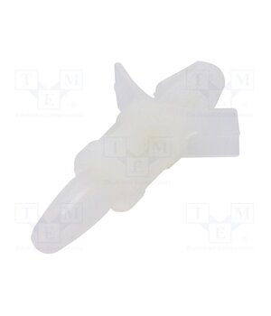 8G813V40349 PCB distance; polyamide; L: 9.5mm; snap fastener; natural RuQ4TfVanDDgL0Sj3lAcFOIImNxwTRVAxseB5cu1jIM