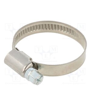 158/25-40/W2 Cable tie; Ø: 24÷40mm; W: 9mm; Material: chrome steel AISI 430 kfFRbf3TFsYlrMoILakJYDyaHzPFSk-tfGfNsh3brpc
