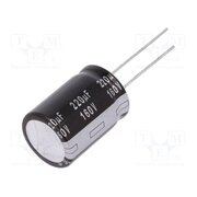 EEUEB2C221S Capacitor: electrolytic; THT; 220uF; 160VDC; Ø18x25mm; Pitch: 7.5mm szyyw17yXMx1MdFpjTtIiXwbBE2wFiG0cwIW46j77Kg