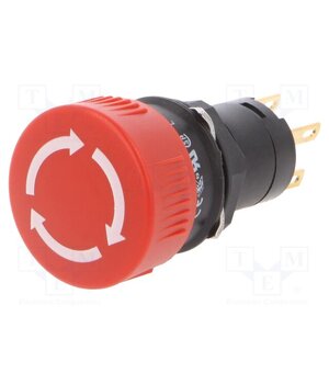 51-253.022 Switch: emergency stop; 16mm; Stabl.pos: 2; NC + NO; red; none; IP65 GLjQNFSu0pW9IA4JDngKuUhKmqMg2DpkDVLZud2ALyw
