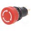 51-253.022 Switch: emergency stop; 16mm; Stabl.pos: 2; NC + NO; red; none; IP65 GLjQNFSu0pW9IA4JDngKuUhKmqMg2DpkDVLZud2ALyw