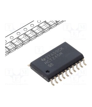 CD74HCT245M96 IC: digital; bus transceiver; Ch: 8; CMOS,TTL; SMD; SO20; 4.5÷5.5VDC 9qakd-zWKpCdmkagCXO7U0lvRLxxEbCdKoj3HGQFj-k