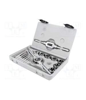 0070800016100 Kit: taps; Kit: taps,threading dies,tap wrench,diestock; 16pcs. RWGJ2iSEmyqjhtGENCcFWs1RNI_VfHBTNrOdyaSNB5g