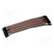 CAB M-M(40-17-RAINBOW) Connection cable; mix colours; 40pcs; 170mm; ribbon Z6zahcuUIswzYayO3ucciZFgh2dIAT_80iJdG34Q0As