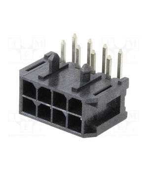 10127720-081GLF Connector: wire-board; socket; male; PIN: 8; Minitek® Pwr 3.0; THT VixE-UMqdqQJALo71AyQfOLk4qKH0T1LSfCeduI7Ppw
