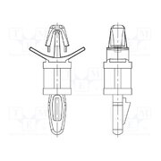 8GG01V40041 PCB distance; PEI; L: 25.4mm; latch/latch; natural; UL94V-0 Y12IX67RPUGuU52nmzJV_FXDjT78ZHsTHd_dO3NqHQw