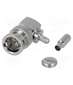 B1112E1-ND3G-6-75 Connector: BNC; plug; male; angled 90°; 75Ω; crimped; for cable; POM GfUgx3MT1CMGsWfXEVMmpclBBbqkO3OteGLE34n_SyQ