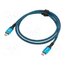 CA-CMCM-45CU-0015-BK Cable; USB 4.0; USB C plug,both sides; nickel plated; 1.5m; box JCIslcXSJA_EFldBpDDQbsz0tE_4P9wOpqA4XvbMvbo
