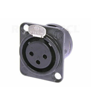 Ligzda XLR 3-kontaktu, NEUTRIK, NC3FD-L-B-1 CLI450N03.jpg