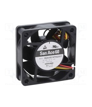 9GA0624P6G001 Fan: DC; axial; 24VDC; 60x60x20mm; 52.8m3/h; 43dBA; ball; 6850rpm _XSjp9Dcl-RoRNOYDXJgv-7JaDpoZycnT9En7PCfqfI