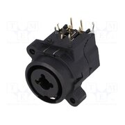 FC2430 Connector: Jack 6,3mm + XLR; socket; female; angled 90°; THT 7BwMVZ0sS225Yxd2gt81tQqT0dRGgCFmJ5mYlQSWTSA