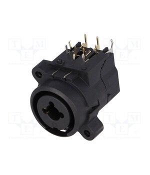 FC2430 Connector: Jack 6,3mm + XLR; socket; female; angled 90°; THT 7BwMVZ0sS225Yxd2gt81tQqT0dRGgCFmJ5mYlQSWTSA