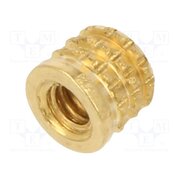 002M2 Threaded insert; brass; M2; BN 37885; L: 3.1mm; for plastic 1bzL1E5DXdyqxsP-dl6VXVmAU7Kx3_iKF5Q_m6oMfKo