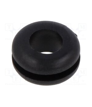 10071519 Grommet; Ømount.hole: 7.5mm; Øhole: 5.5mm; black; 0÷80°C; PVC W7YXxu36AKFu0xAMnZbzRwMPXwGwoUV8k3JczKQxSMk