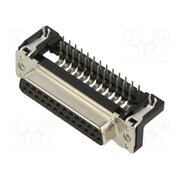 09663527611 Connector: D-Sub; PIN: 25; socket; female; on PCBs; angled 90°; THT 6PF7ohBmrpyPl82WTyFDD-gAi56WaJwLji4wcv-ljaE