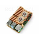 Raspberry PI 4B housing - cooler, aluminium, with 2 fans IDEH21A.jpg
