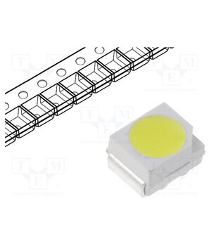 OSG74LS1C1A LED; green (fluorescent green); SMD; 3528,PLCC2; 6.5÷7.5lm; 120° MkRM63FUdukHy-SXZcRF2XwaJPpkt4LlBBlspaJ2Stg
