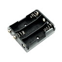 Laikiklis baterijoms 3x AA / 3x R6, su lizdu