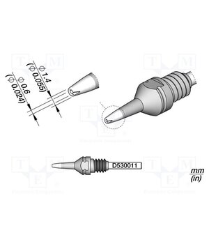D530011 Tip: for desoldering irons; 1.4x0.6mm p7sS0S7kRmxM9TbkG5wL0A07zWVvSbWgLt1BR7aCC6M