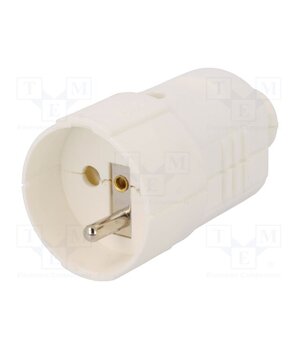 08224 Connector: AC supply; female; socket; 2P+PE; 230VAC; 16A; white Y4nmP3Rn0VA2Yp5Ft1Xv_Is6qSDhS-r1QKxRiEsT9T8