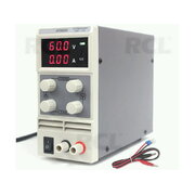 LABORATORY POWER SOURCE 0-60VDC 0-5A, stabilised current, fine tuning