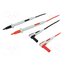 AX-TLS-004A Test leads; Inom: 10A; Len: 1m; red and black; Insulation: silicone 6peiuqiV2gWAP4xI41NjjI6EuIysAp_F_6jAhcPj0jM