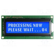 NHD-0216K3Z-NSW-BBW-V3 Display: LCD; alphanumeric; STN Negative; 16x2; blue; 80x36x13.5mm gaZo4Zzs6FfxlhJZx1CS6jU7NZH3mBgezcy9YOTzCPY