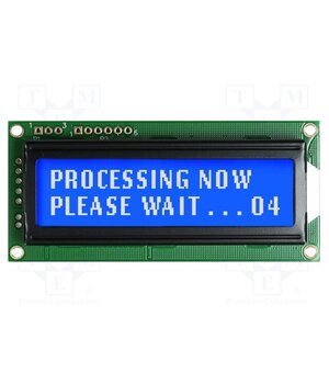 NHD-0216K3Z-NSW-BBW-V3 Display: LCD; alphanumeric; STN Negative; 16x2; blue; 80x36x13.5mm gaZo4Zzs6FfxlhJZx1CS6jU7NZH3mBgezcy9YOTzCPY