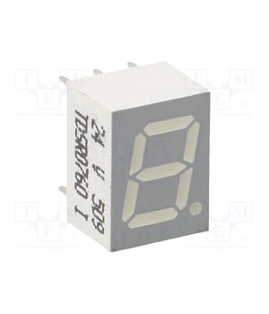 TDSR0760 Display: LED; 7-segment; 7mm; 0.28"; No.char: 1; red; 0.18÷2.2mcd aTZqNxCEVT6O-uBUDtrJb02K0EN0SB6Pw7Qz5cxPRI4
