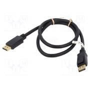64797 Cable; DisplayPort plug,both sides; DisplayPort 1.4; 1m; black ZTz9sPrSbs7MziHwA38j6b2u39YobqxrSOVYRbLqGRs