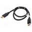 64797 Cable; DisplayPort plug,both sides; DisplayPort 1.4; 1m; black ZTz9sPrSbs7MziHwA38j6b2u39YobqxrSOVYRbLqGRs