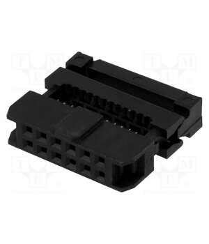DS1017-12MA2B Connector: IDC; plug; female; PIN: 12; IDC; for ribbon cable; 2mm 7hGWlGrlRj4RsmSeVBgT-Ebub6FNLEqoQMvKs3LeDrs