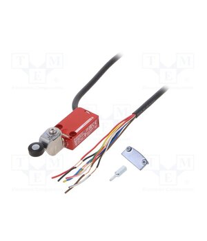 XCSM3715L2 Limit switch; lever R 30,4mm, plastic roller Ø16mm; NC x2 + NO goTmtXTT2zVrBeNMn2yW_kNg0xry5r49QGXkXnhcRjw