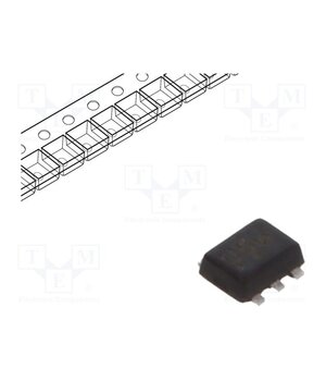 EMC5DXV5T1G Transistor: NPN / PNP; bipolar; BRT,complementary pair; 50V; 0.1A pQK9dWqFWvKM8CV2pNzSkQ4BqFSwnyYrfocG8T7nNt0