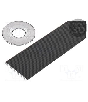 3319/64 (100FT) Wire: ribbon; 1.27mm; stranded; Cu; unshielded; PVC; black; 30.5m ktBsTNsYJ1MSNl540Fh7Bn27cvUWmiLri0JosiPsYHk