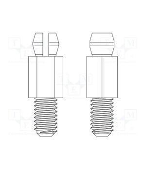 8G507V42240 PCB distance; polyamide 66; L: 22.2mm; screwed rod,snap fastener if1xE40e0MIZrwORRAC0FqyeROkap-puHUCa0BKpnCA