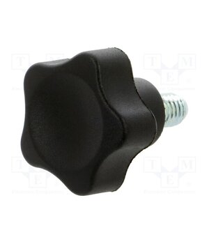 VC.692/25 P-M6X10 Knob; Ø: 25mm; Ext.thread: M6; 10mm; H: 20mm; polyamide; VC.692 r2LklkLM14zCzWWigcEuETsZrpckp0CJQsKlMi4OncI