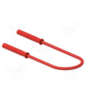 230-100R Test lead; 60VDC; 30VAC; 10A; banana socket 2mm,both sides; red oSTYjCCX7S1LSas6yj1n9sXxr5XNZIoFPKnilJfaKHE