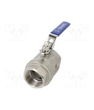 FMZK2 112 Ball valve; acid resistant steel AISI 316; PTFE; max.63bar CibLGxQ73tE3kThqmfgMT24spYeJwTTlmleHnygPG5o