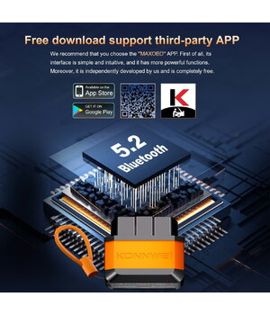 KONNWEI KW905 OBD2 Diagnostic Adapter, ELM327, Bluetooth 5.2, iOS/Android AADEL905+2.jpg