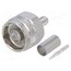 J01020A0119 Connector: N; plug; male; straight; 50Ω; crimped; for cable; PTFE o5FhfHJ5VPs7CgTrSOWJeXvvx6-H8fqi5Lic4pwOTFc