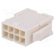 39-01-2086 Connector: wire-wire; plug; male; PIN: 8; Mini-Fit Jr; crimped; 2x4 mDqLoxAHpqG3olsVg1oeTUpTTmlqRrBI4ea_Cav8DGE